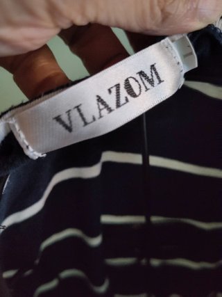 Vestito da Casa a Righe Blu e Bianche Taglia L