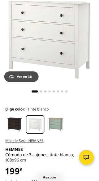 Cómoda Ikea Hemnes cajonera