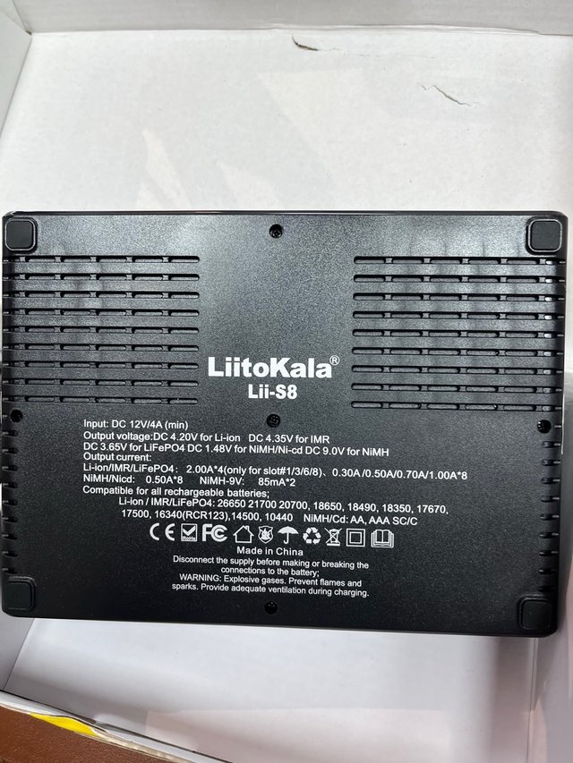 Cargador LiitoKala LII-S8 Baterías#005188