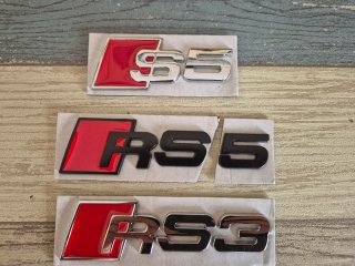 Emblemas Audi RS5 y RS3