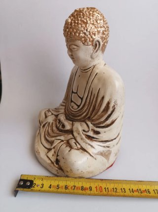 Figura Buda Sentado Dorado