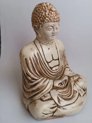 Figura Buda Sentado Dorado