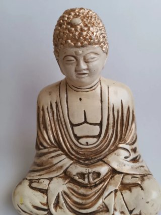 Figura Buda Sentado Dorado