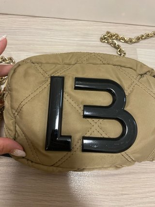 Bolso Bimba y Lola beige acolchado