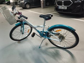 Bicicleta Btwin con rueda de 24