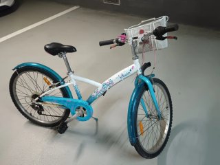 Bicicleta Btwin con rueda de 24