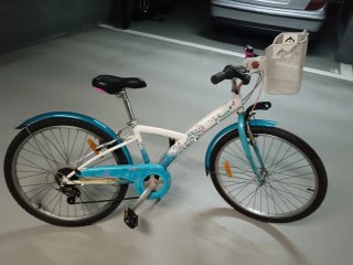 Bicicleta Btwin con rueda de 24