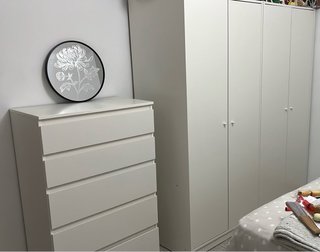 Ropero modular blanco