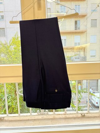 Traje Novio Chaqué Chaleco Fuetecapala Azul