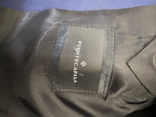 Traje Novio Chaqué Chaleco Fuetecapala Azul