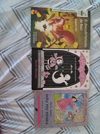 3 libros primeros lectores
