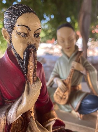 Conjunto Figuras Músicos Chinos Antiguos