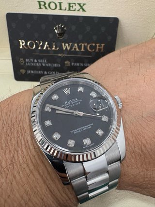 Rolex Datejust 36 ref. 116234 Diamantes