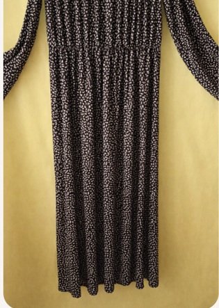 Vestido largo Lefties estampado flores