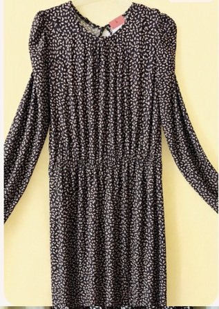 Vestido largo Lefties estampado flores