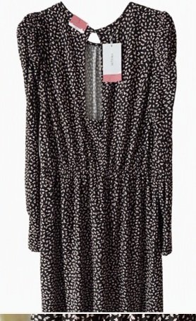 Vestido largo Lefties estampado flores