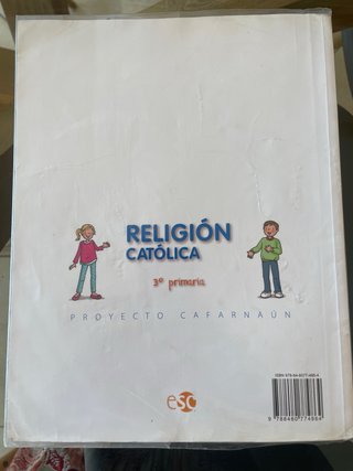 Religión católica, 3o Primaria Proyecto Cafarnaún