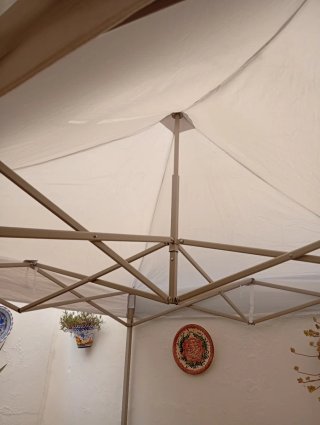 Carpa plegable 2x2 gris