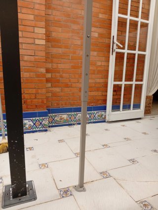 Carpa plegable 2x2 gris