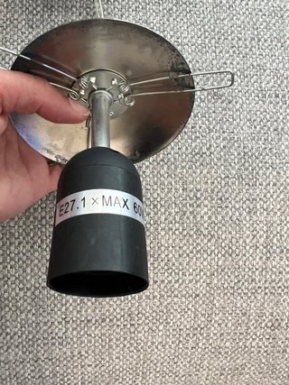 Lámpara de techo marrón