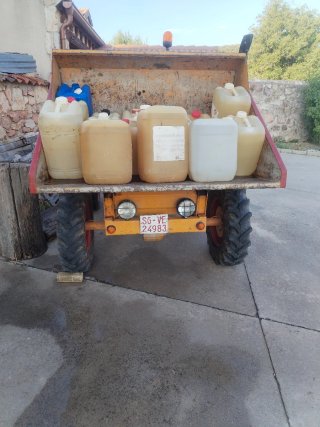 Dumper Hidráulico Naranja