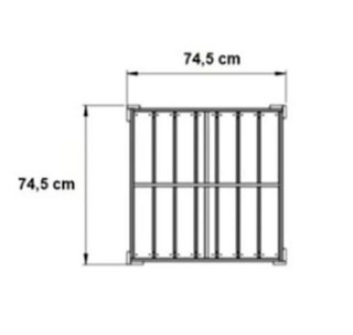 Huerto Urbano Madera 75x75x79cm FSC DIY