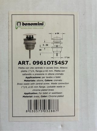 Piletta click-clack Bonomini