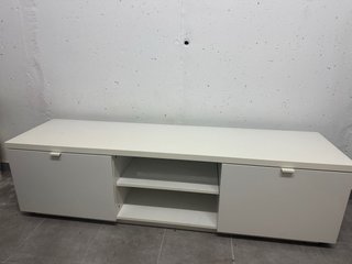 Mueble TV blanco madera