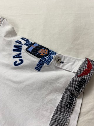 Camicia Camp David Bianca Ricamata XXXL