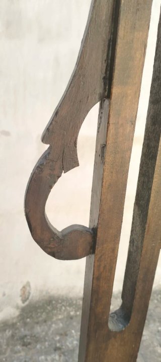 Juego 3 pedestales madera antiguos