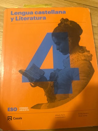 Lengua castellana y literatura A , 4 ESO código...