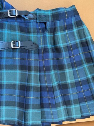 Falda San Jaime cuadros azul y verde talla 4