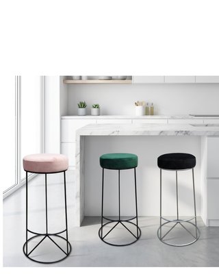 Taburete alto con reposapiés