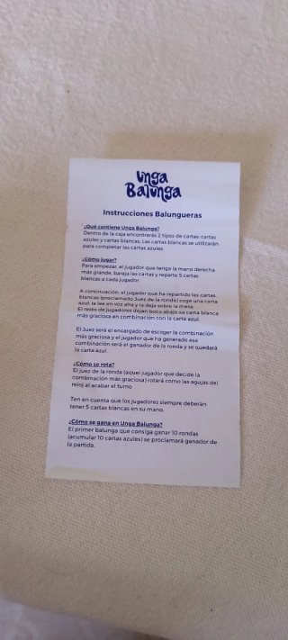 Juego de mesa Unga Balunga