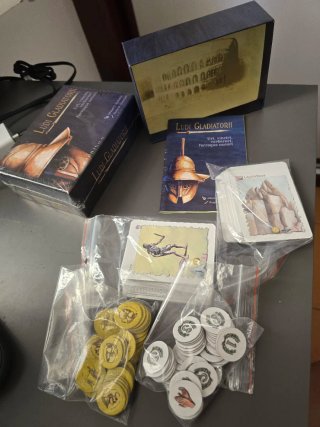 Juego de cartas Ludi Gladiatori