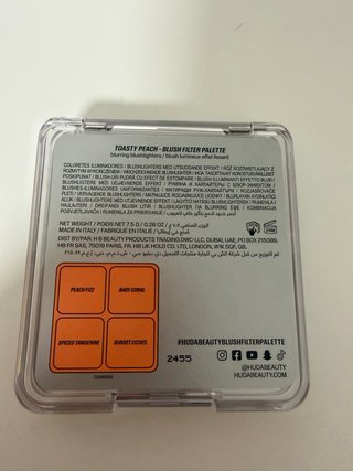 Huda Beauty Blush Filter Palette Naranja