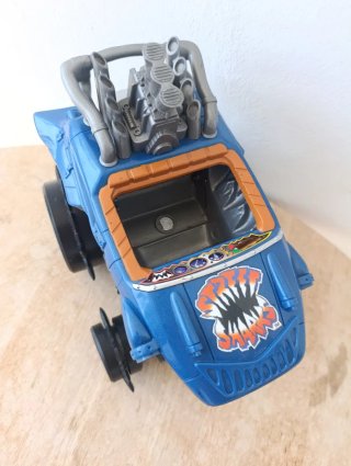 Coche Monstruo Tiburón Azul