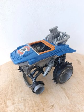 Coche Monstruo Tiburón Azul