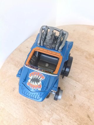 Coche Monstruo Tiburón Azul