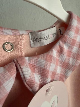 Conjunto bebé rosa con perrito