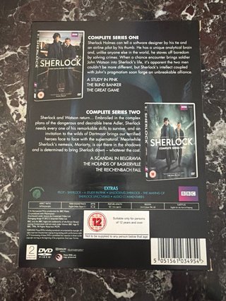 Sherlock Complete Series 1 & 2 DVD