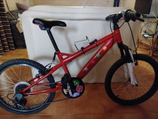 Bicicleta Infantil Monster Bike Roja 20