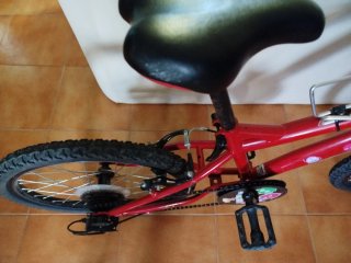 Bicicleta Infantil Monster Bike Roja 20