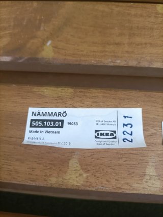 2 Sillas Jardín Madera Ikea NÄMMARÖ