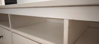 Mueble TV Ikea Hemnes blanco