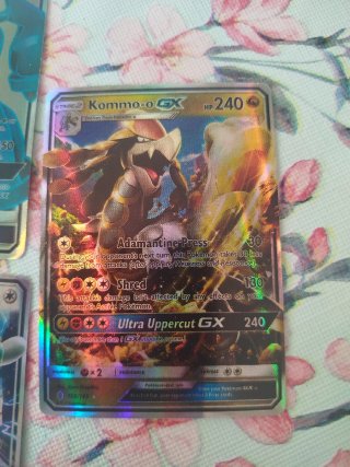 Lote 5 Cartas Pokémon GX (Gumshoos, Metagross, Luc