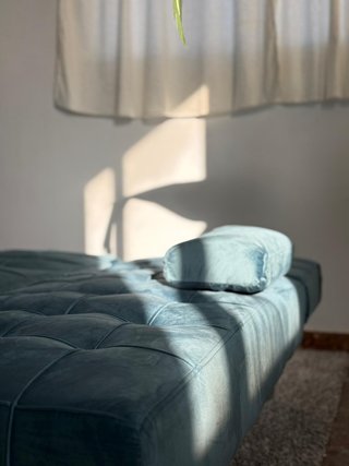 Sofá Aroa Azul Terciopelo