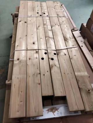 Mesa picnic madera 165x154x75 cm Essential 6-8