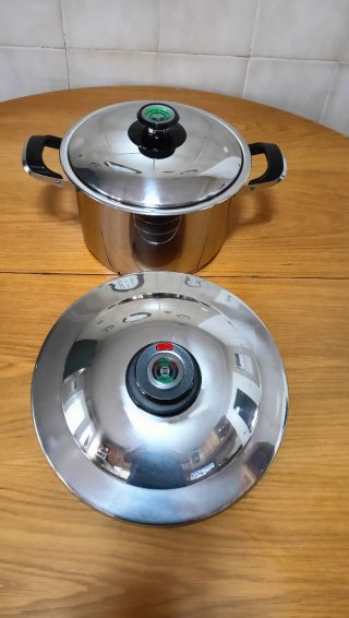 Olla AMC Secuquick 24x15cm + Tapa Visiotherm