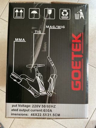 Saldatrice GOETEK MAG/MIG-650 5in1